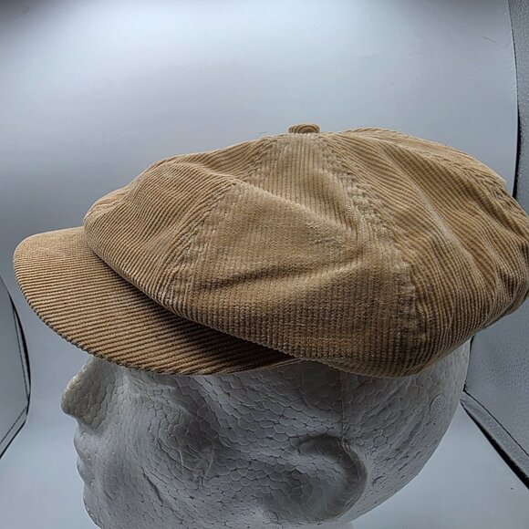 Aeropostale Corduroy Brown Newsboy Caddy Hat Cap Casual Sports Formal Outdoors main image 5
